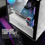 This the image of DarkFlash DLM21 White Micro ATX Computer Case at an affordable price in BD